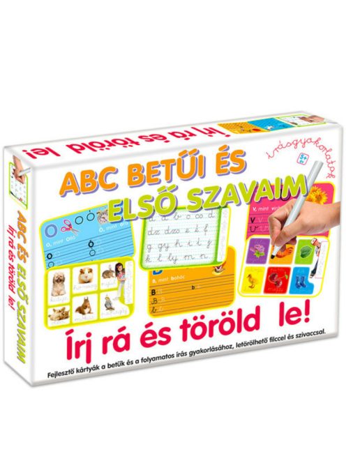 ABC Betűi és Első szavaim Írj rá és töröld le!