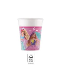 Barbie Fantasy papír pohár 8 DARABOS 200 ml FSC Nr2