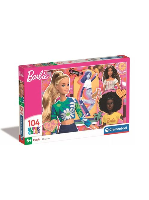 Barbie Skateboard 104 db-os puzzle Clementoni