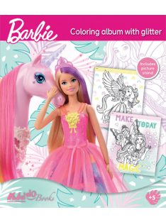   Barbie színező album glitteres - Kiddo foglalkoztató füzet Nr2