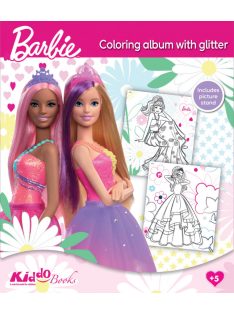 Barbie színező glitteres - Kiddo foglalkoztató füzet Nr1