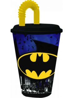 Batman szívószálas pohár 430 ml