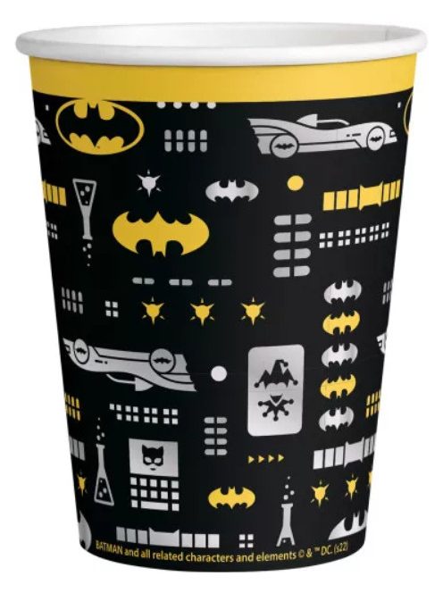 Batman papír pohár 8 DARABOS 250 ml