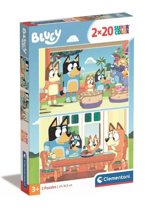 Bluey Family Time 2x20 db-os puzzle Clementoni