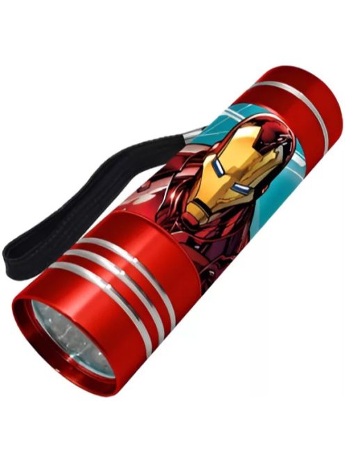 Bosszúállók Iron Man LED elemlámpa 9 cm Nr2