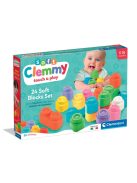 Clemmy puha építőelemek 24db - Clementoni