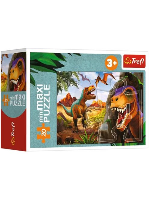 Dinosaurusok minimaxi Puzzle 20 db-os T-Rex Trefl