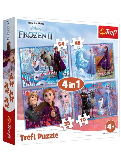 Disney Frozen II. 4 az 1-ben puzzle - Trefl