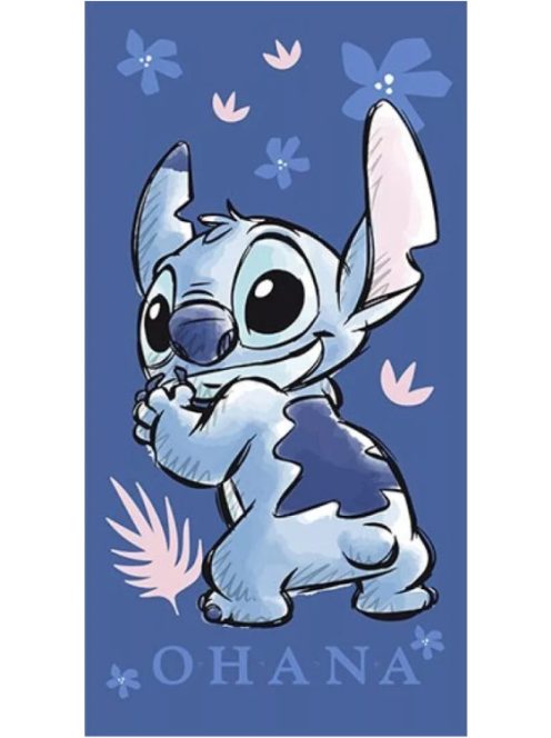 Disney Lilo és Stitch, A csillagkutya Ohana fürdőlepedő, strand törölköző 70x140 cm (Fast Dry) Nr7