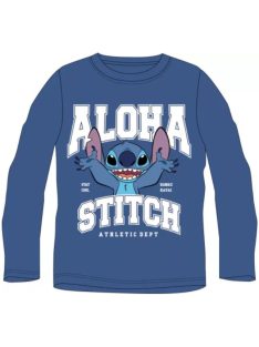   Disney Lilo és Stitch, A csillagkutya Athletic gyerek hosszú ujjú póló, felső 3 év, 4 év, 5 év, 6 év, 7 év, 8 év Nr1