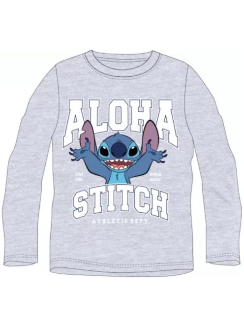 Disney Lilo és Stitch, A csillagkutya Athletic gyerek hosszú ujjú póló, felső 3 év, 4 év, 5 év, 6 év, 7 év, 8 év Nr2