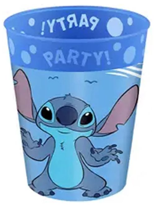 Disney Lilo és Stitch, A csillagkutya Angel micro prémium műanyag pohár 250 ml