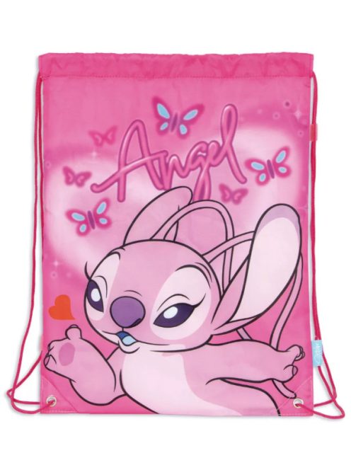 Disney Lilo és Stitch, A csillagkutya Pink Angel tornazsák, sporttáska 44 cm Nr3