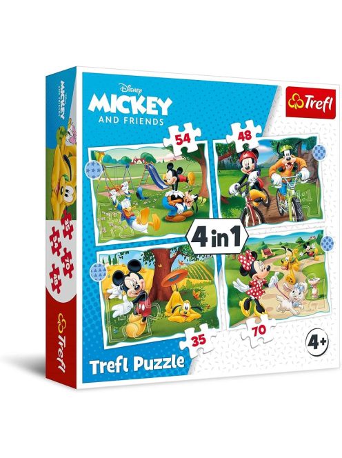 Disney Mickey 4 az 1-ben puzzle - Trefl