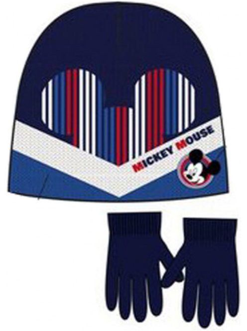 Disney Mickey gyerek sapka + kesztyű szett 52-54 cm Nr2