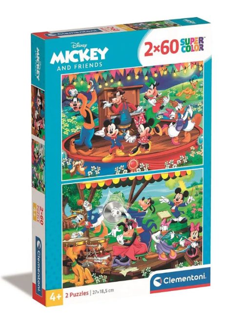 Disney Mickey Orchestra 2x60 db-os puzzle Clementoni