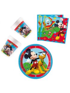   Disney Mickey Rock the House party szett 36 darabos, 20 cm-es tányérral