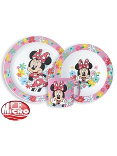   Disney Minnie étkészlet, micro műanyag szett 265 ml-es bögrével Nr2