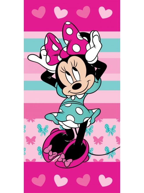 Disney Minnie fürdőlepedő, strandtörölköző 70x140 cm Nr3