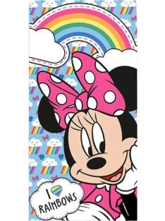   Disney Minnie Rainbows fürdőlepedő, strandtörölköző 70x140 cm Nr4