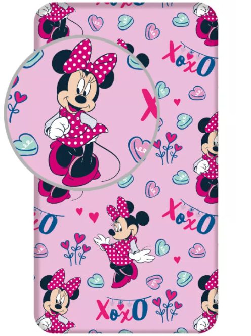 Disney Minnie XoXo gumis lepedő 90x200 cm Nr3