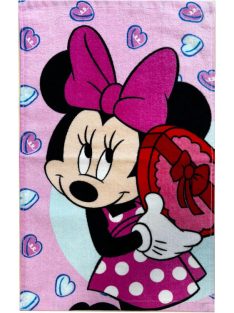   Disney Minnie Bonbon Hearts kéztörlő, arctörlő, törölköző 30x50 cm Nr1