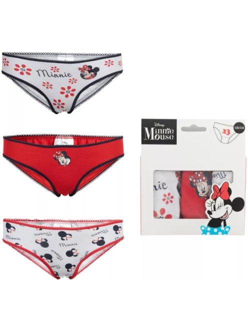 Disney Minnie gyerek fehérnemű, bugyi 3 darab/csomag 2 év, 3 év, 4 év, 5 év, 6 év, 7 év, 8 év Nr2