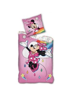   Disney Minnie Rainbows ágyneműhuzat 140×200 cm, 63×63 cm microfibre /microfiber