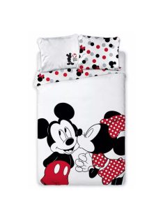   Disney Minnie, Mickey Love ágyneműhuzat 140×200 cm, 63×63 cm microfibre /microfiber