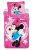 Disney Minnie Sweetheart ágyneműhuzat 140×200 cm, 63×63 cm microfibre /microfiber