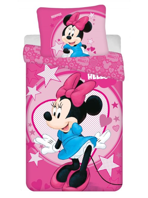 Disney Minnie Sweetheart ágyneműhuzat 140×200 cm, 63×63 cm microfibre /microfiber