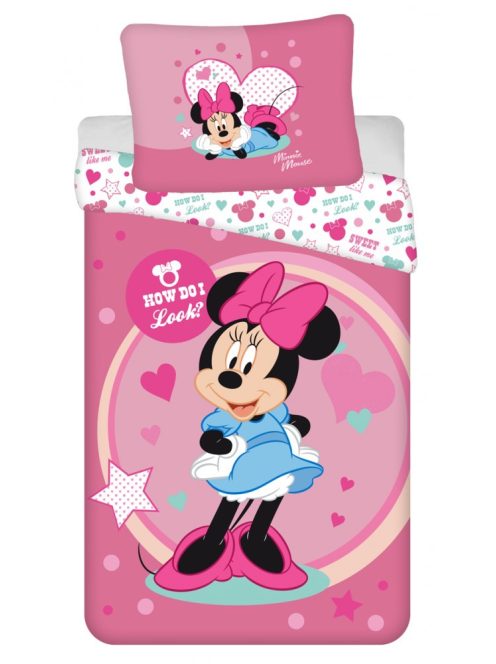 Disney Minnie ágyneműhuzat 140×200 cm, 70x90 cm microfibre /microfiber Nr8