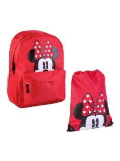 Disney Minnie táska és tornazsák szett - Piros