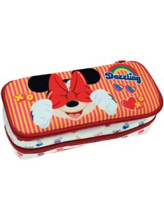 Disney Minnie Wink 2 rekeszes tolltartó 26 cm