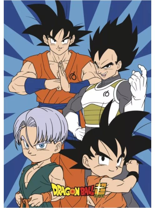 Dragon Ball polár takaró, pléd 100x140 cm