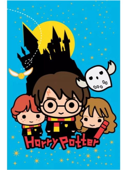 Harry Potter Chibi Wizards takaró, pléd 100x150 cm