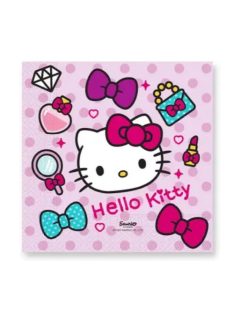 Hello Kitty Fashion szalvéta 20 DARABOS, 33x33 cm