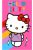 Hello Kitty Rainbow kéztörlő, arctörlő, törölköző 30x50 cm Nr1