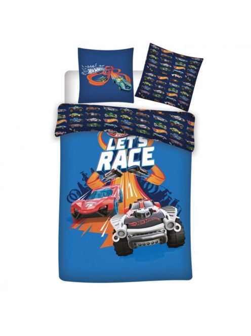 Hot Wheels Head to Head ágyneműhuzat 140×200 cm, 63×63 cm microfibre /microfiber