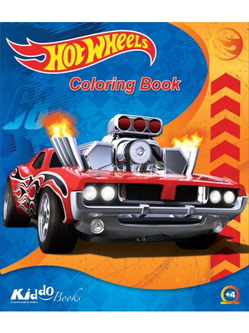 Hot Wheels színező - Kiddo foglalkoztató füzet Nr1