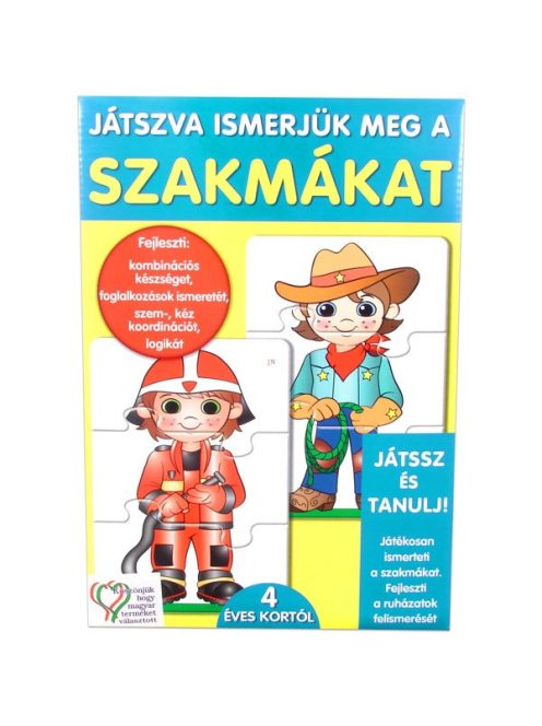 Játszva megismerjük a szakmákat Készségfejlesztő játék