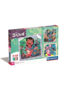   Disney Lilo és Stitch, A csillagkutya Music 3x48 db-os puzzle Clementoni