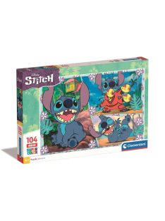   Disney Lilo és Stitch, A csillagkutya Plasma Blaster 104 db-os maxi puzzle Clementoni