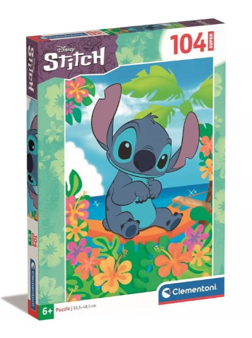 Disney Lilo és Stitch, A csillagkutya Tropical 104 db-os forma puzzle Clementoni