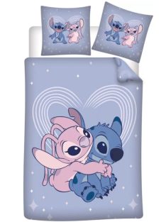   Disney Lilo és Stitch, A csillagkutya Love ágyneműhuzat 140×200cm, 70×90 cm Nr1