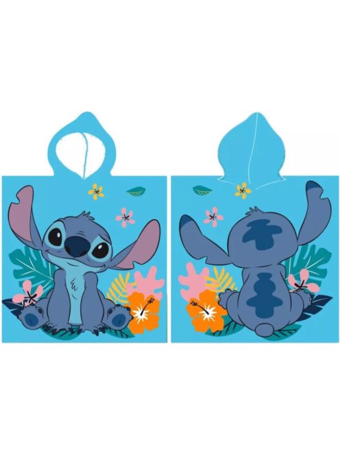 Disney Lilo és Stitch, A csillagkutya Listening Ears strandtörölköző poncsó 55x110 cm (Fast Dry) Nr2