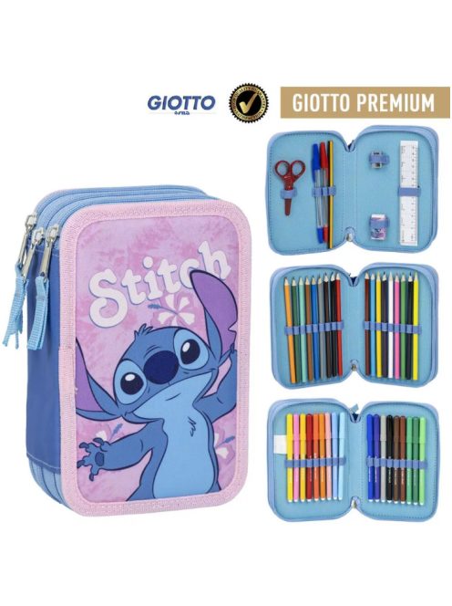 Disney Lilo és Stitch, A csillagkutya Hibiscus töltött tolltartó 3 emeletes