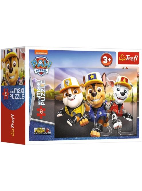 Mancs Őrjárat minimaxi Puzzle 20 db-os Big Truck Trefl