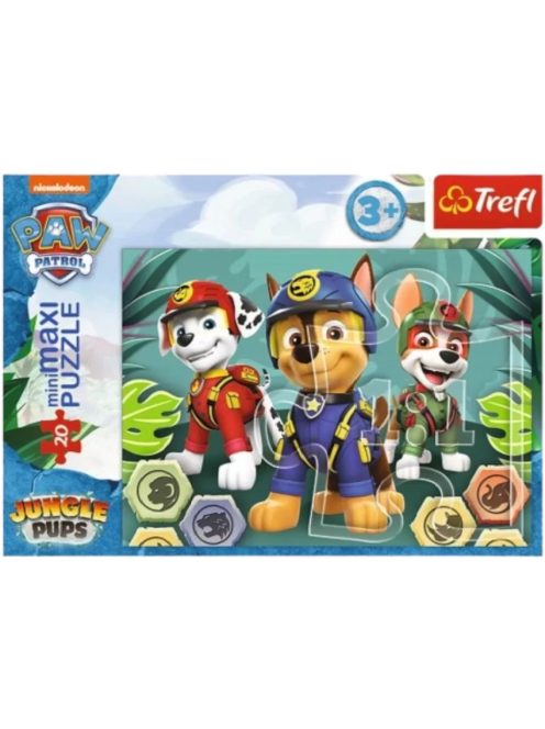 Mancs Őrjárat minimaxi Puzzle 20 db-os Jungle Pups Trefl