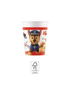   Paw Patrol Ready For Action, Mancs Őrjárat papír pohár 8 DARABOS 200 ml FSC Nr6